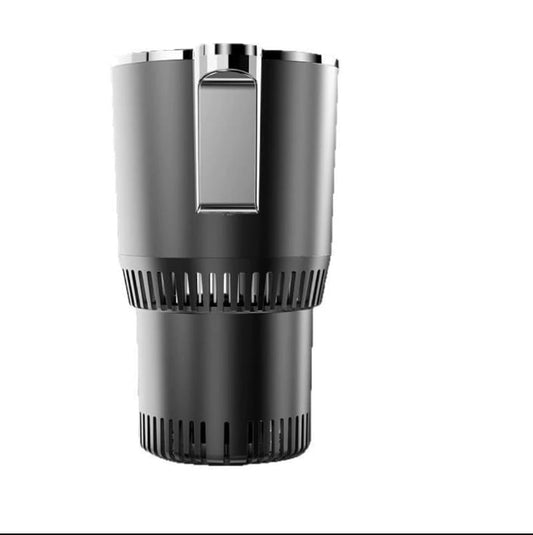 2-in-1 Car Cup Holder with Cooling and Heating Function, Electric Smart Temperature Control, Black